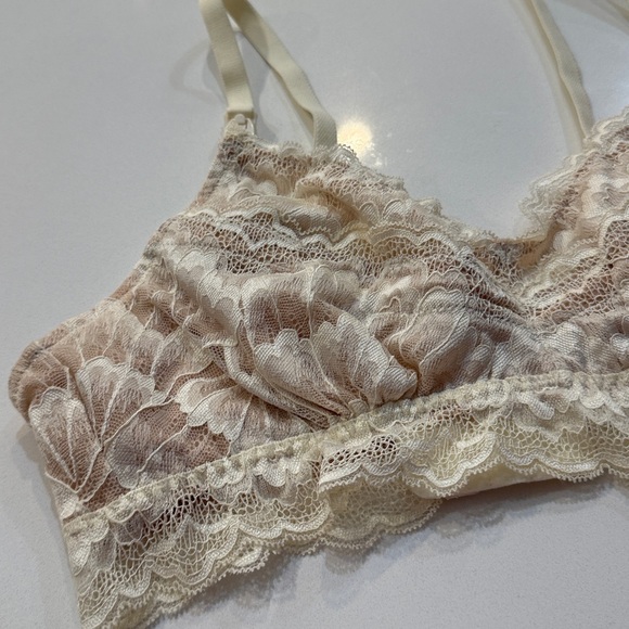 Morrow + Mint Tulip Lace Organic Cotton Nursing Bralette. Size L - Picture 12 of 12